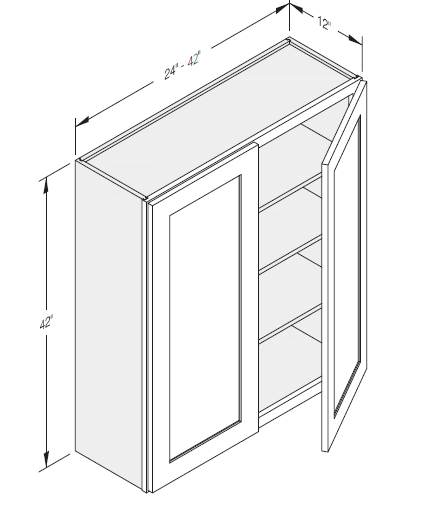 Double Door – 42"H