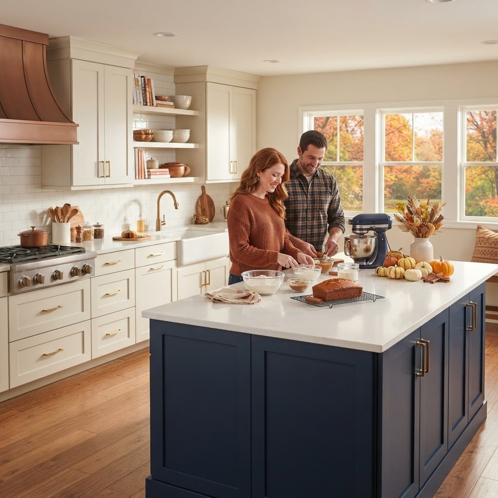 Why Fall is the Most Popular Time for a Kitchen Remodel — kitchen cabinets, wholesale kitchen cabinets, RTA cabinets, ready to assemble cabinets, shaker cabinets, white shaker cabinets, custom kitchen cabinets, semi-custom cabinets, bathroom vanities, bathroom cabinets