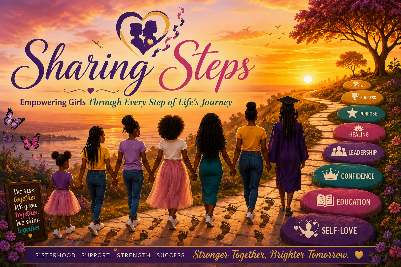 Sharing Steps — empowering girls through every step of life's journey