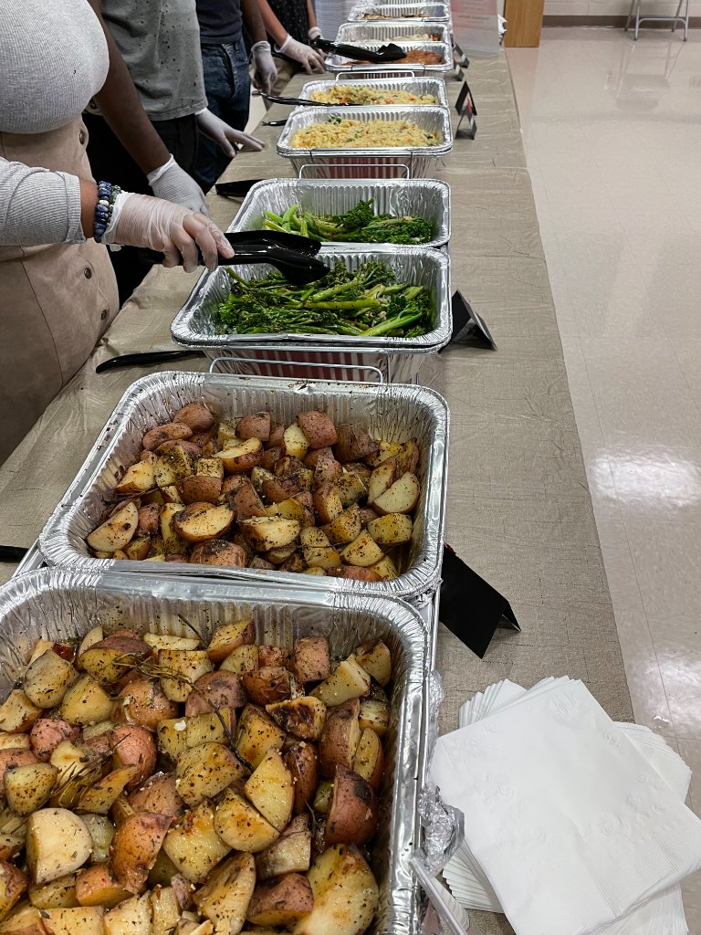 Sea Salt Cares food service buffet