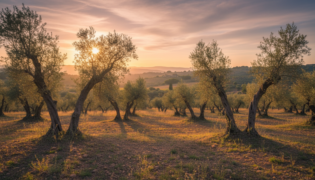 Ancient olive grove