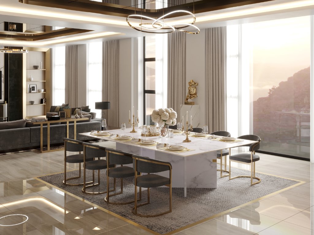 Butterfly Carrara Gold