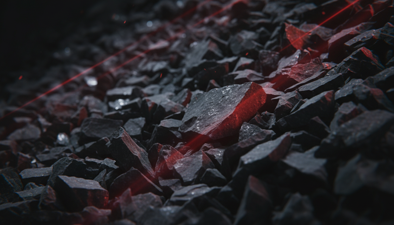 Crushed aggregate close-up texture