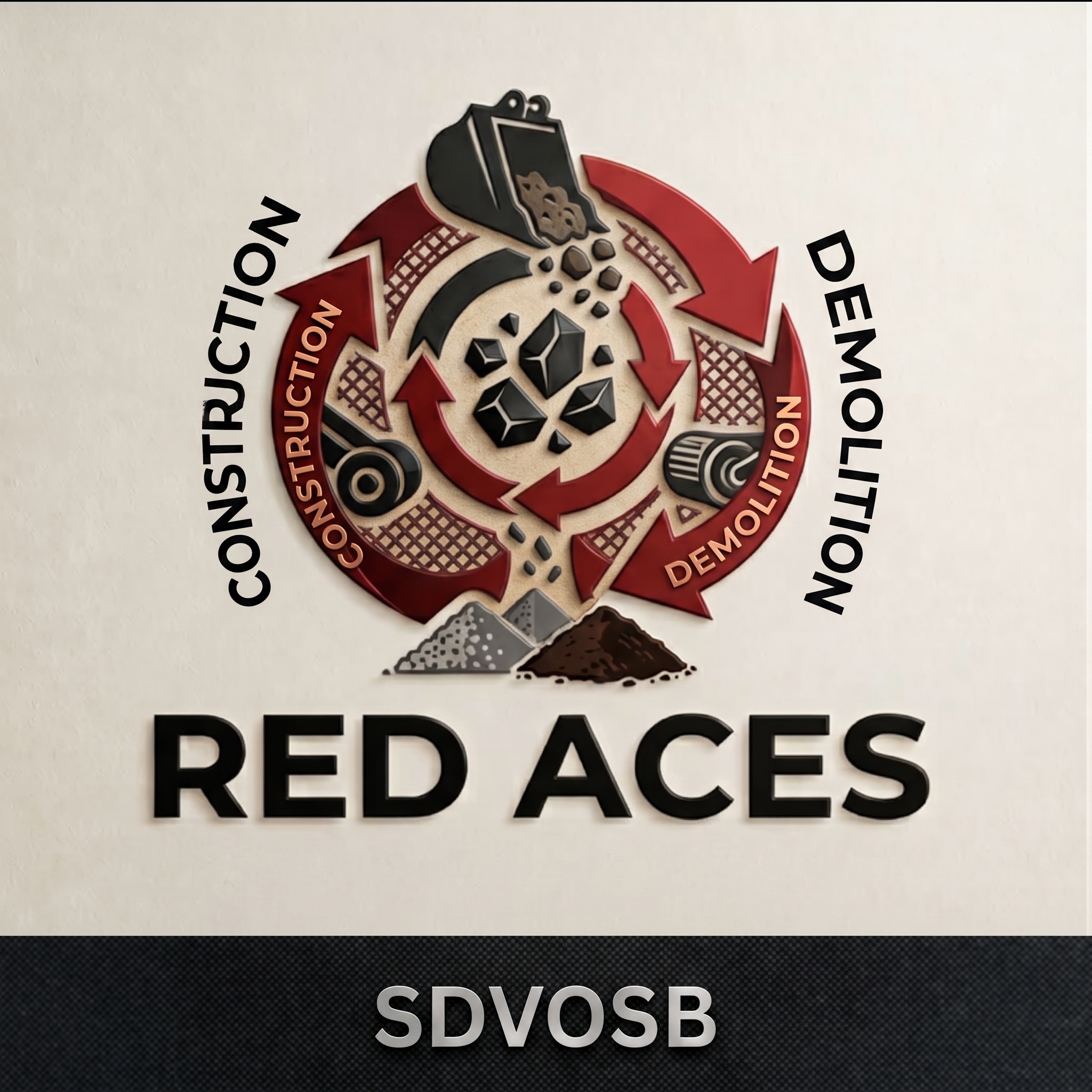 Red Aces Construction Logo