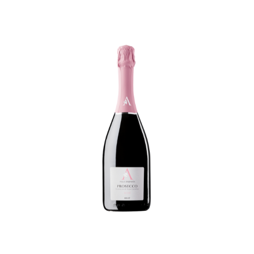 Bottle of Ville D'Arfanta Prosecco DOC Rosé Millesimato Brut — premium Italian wine importer Malta from Magnum Solutions