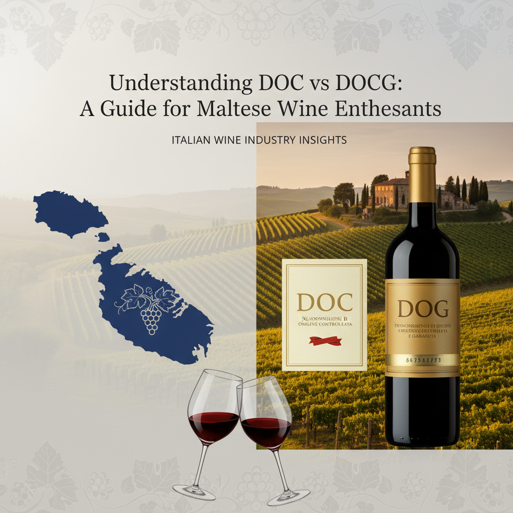 Understanding DOC vs DOCG: A Guide for Maltese Wine Enthusiasts — Magnum Solutions Prosecco Rosé news and blog