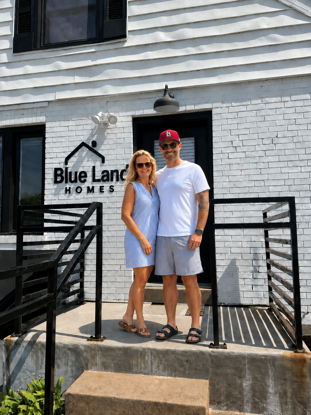 Collin and Kelly Mitchell, owners of Blue Land Homes