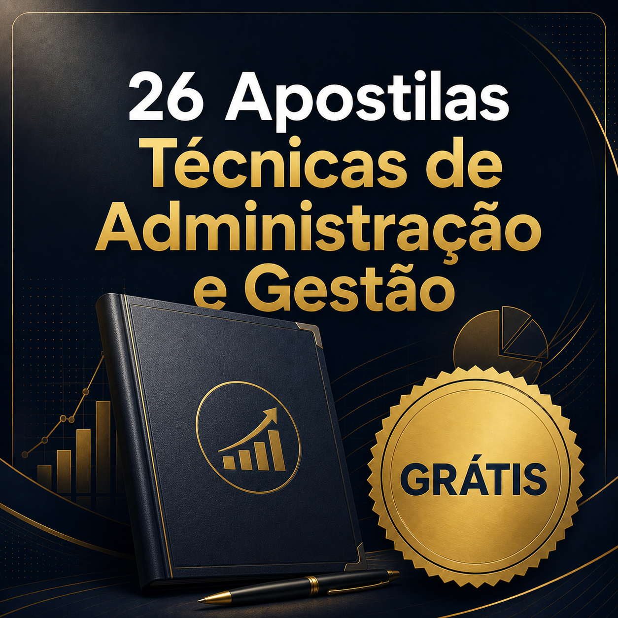 Capa do bônus 26 Apostilas Técnicas de Administração e Gestão