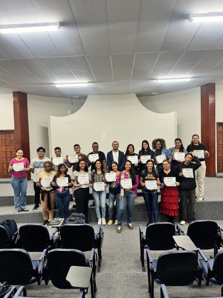 Turma com certificados de conclusão