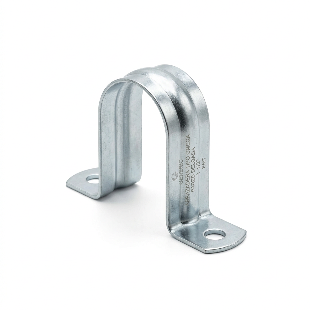 ABRAZADERA TIPO OMEGA PARED DELGADA 1 1/2