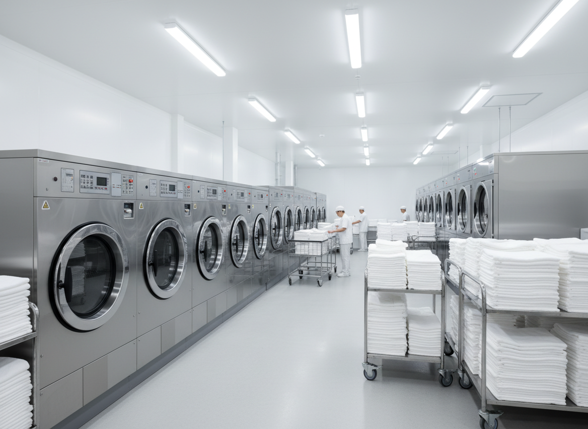 Commercial laundry service for businesses in Longview