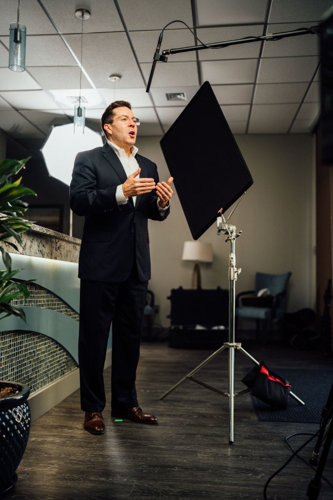 McCoy Visuals behind the scenes – creative team collaborating on a brand storytelling project