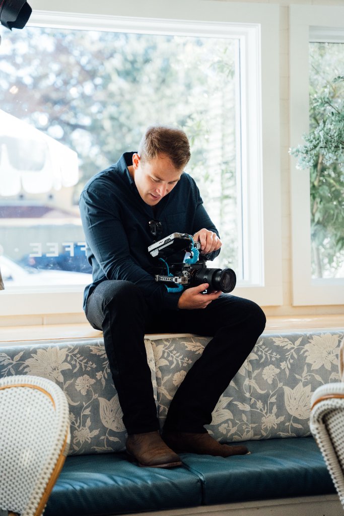 McCoy Visuals cinematographer capturing lifestyle footage for a brand marketing campaign