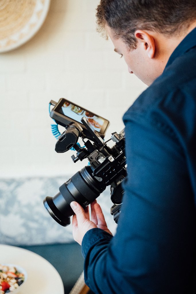 McCoy Visuals cinematographer capturing lifestyle footage for a brand marketing campaign