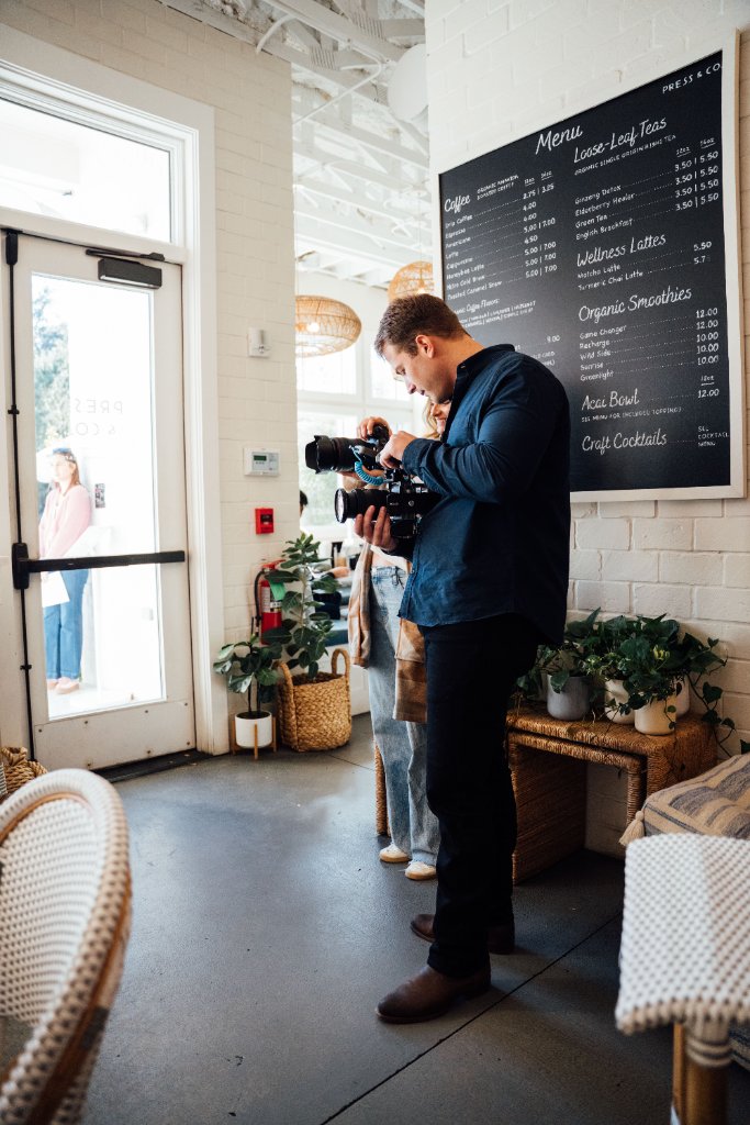 On-set photography and video production by McCoy Visuals for a corporate client