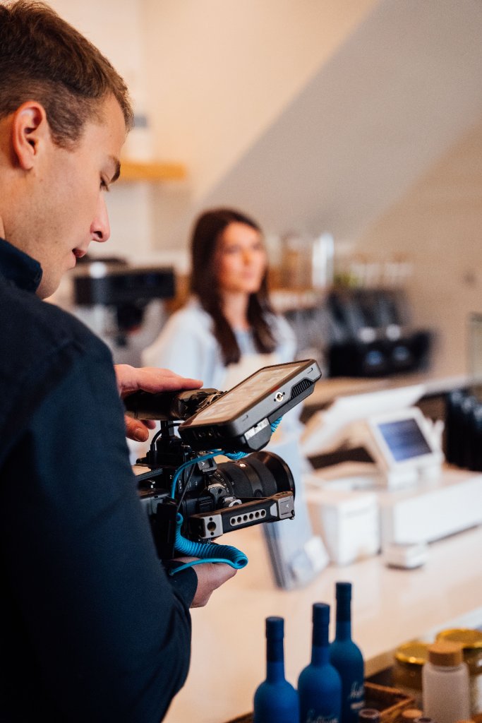 Behind the scenes of McCoy Visuals producing premium content for a national brand