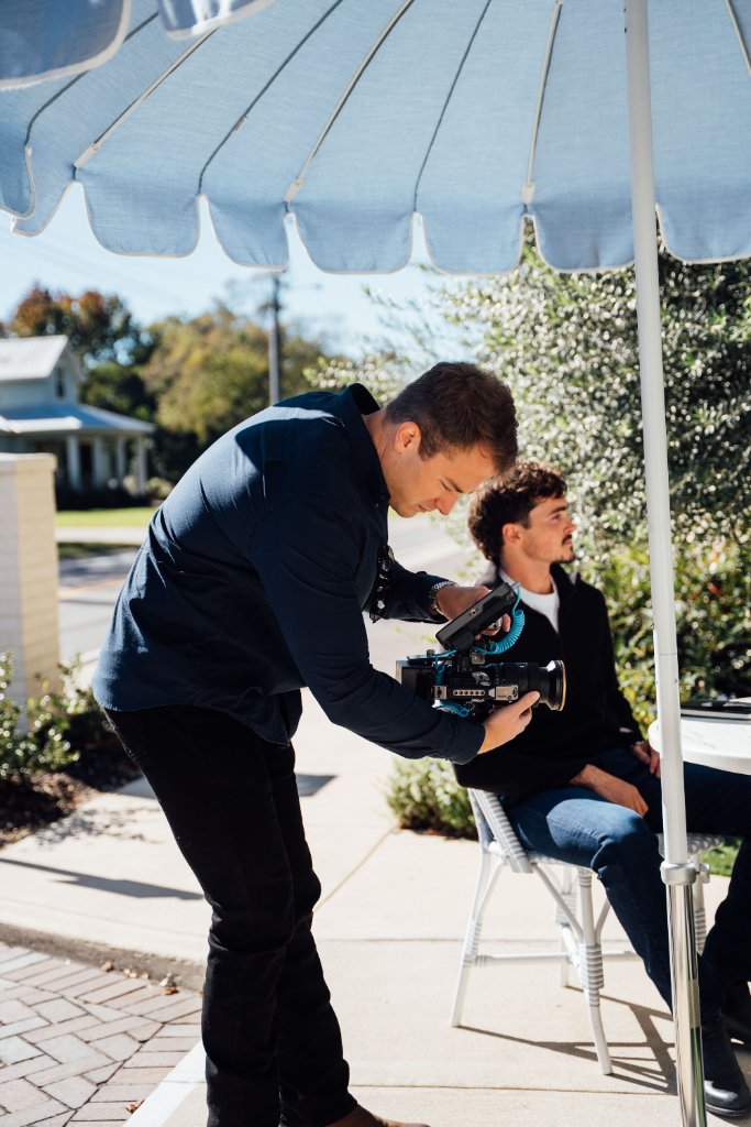 On-set photography and video production by McCoy Visuals for a corporate client