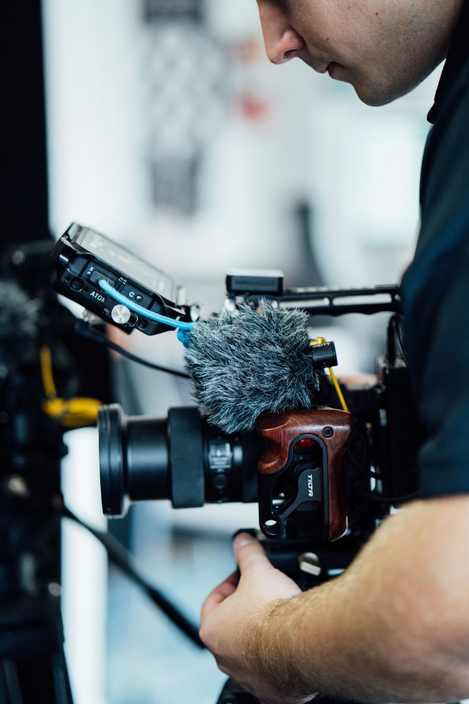 McCoy Visuals on-location video shoot for a corporate client in the Gulf South region