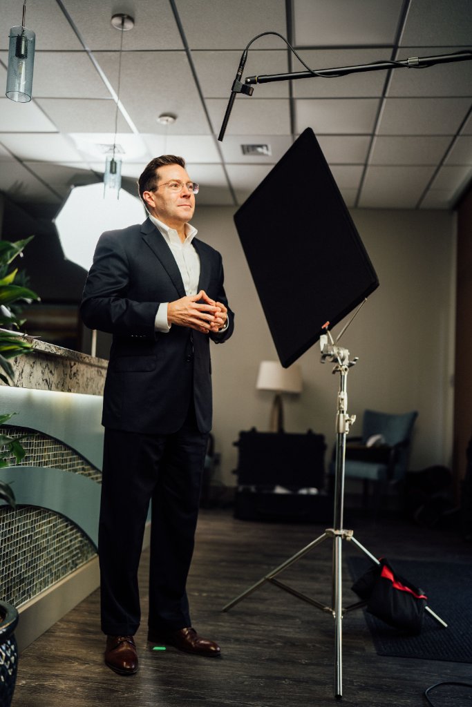 McCoy Visuals on-location video shoot for a corporate client in the Gulf South region
