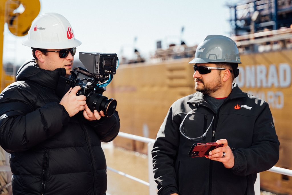 McCoy Visuals on-location video shoot for a corporate client in the Gulf South region
