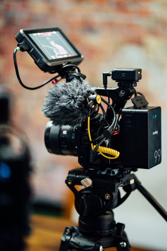 On-set photography and video production by McCoy Visuals for a corporate client