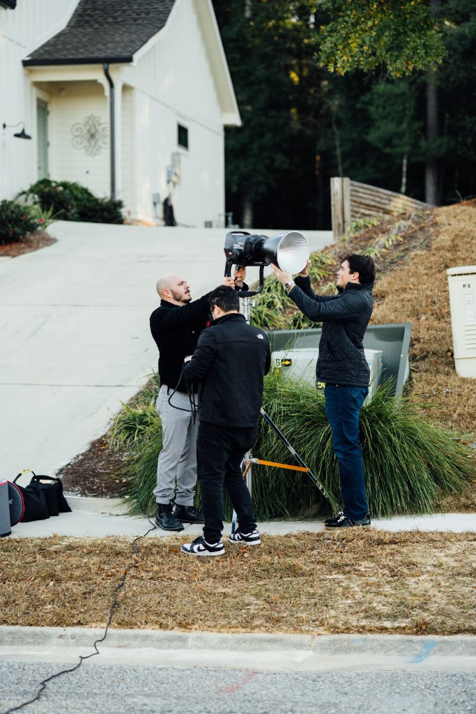 On-set photography and video production by McCoy Visuals for a corporate client