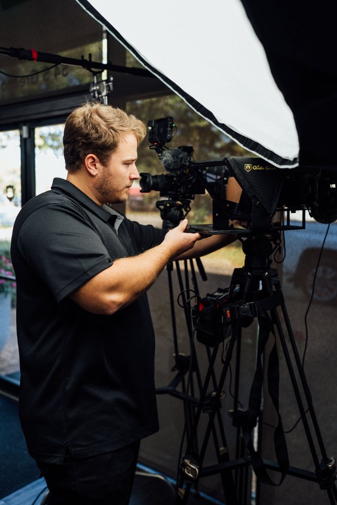 McCoy Visuals on-location video shoot for a corporate client in the Gulf South region