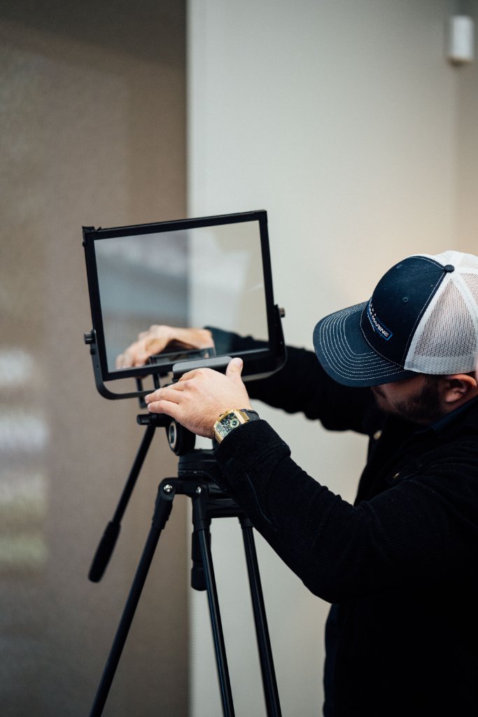 McCoy Visuals behind the scenes – creative team collaborating on a brand storytelling project
