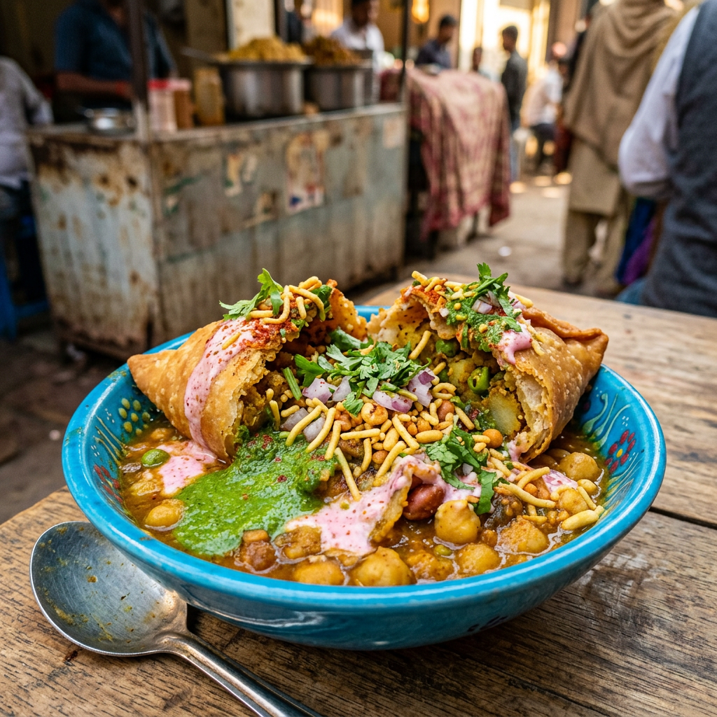 Samosa Chaat
