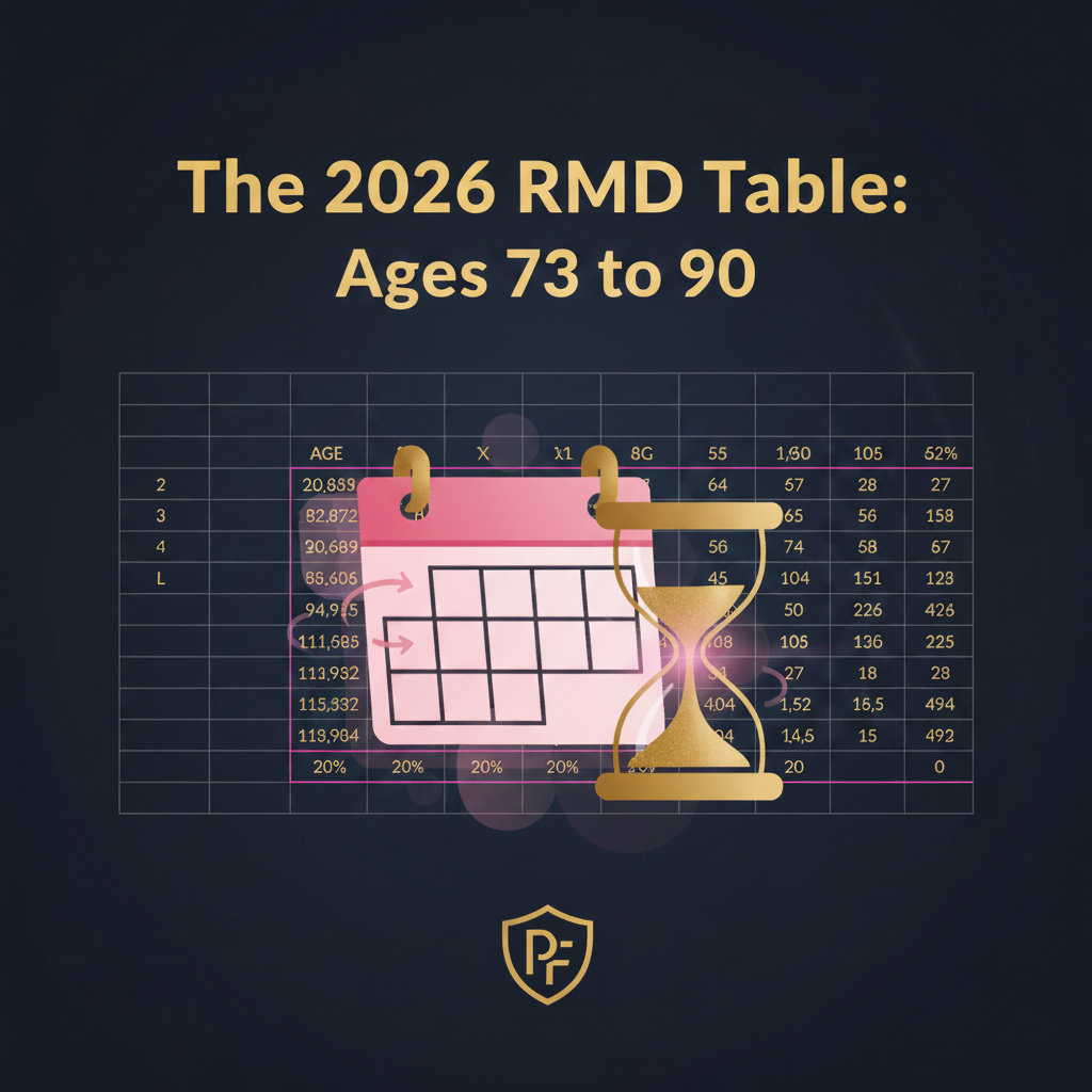 The 2026 RMD Table: Ages 73 to 90 — What You Actually Need to Withdraw