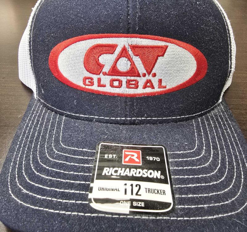 Custom embroidered hat by Wolfpack Graphic Printing