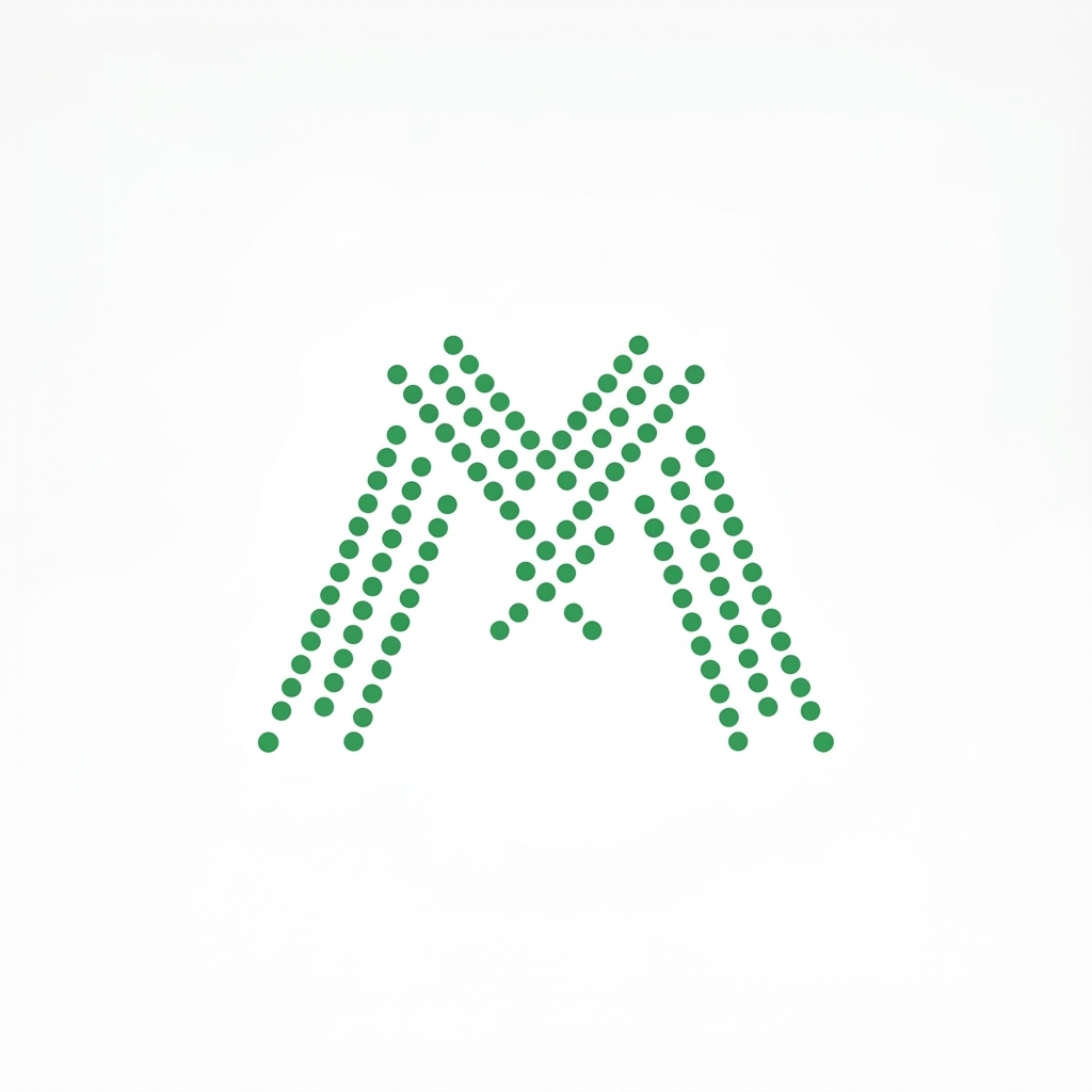JR Matrix Logo 137 — M Lattice — Matrix Dot M