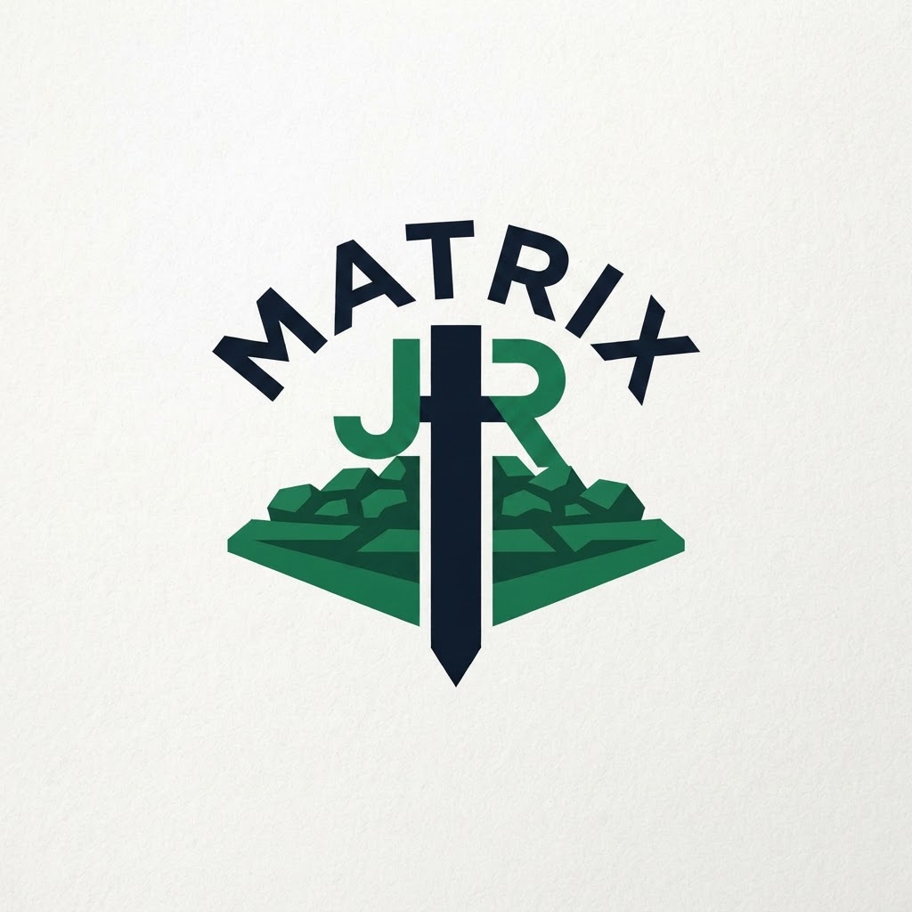 JR Matrix Logo 107 — Pile in Ballast — Duotone