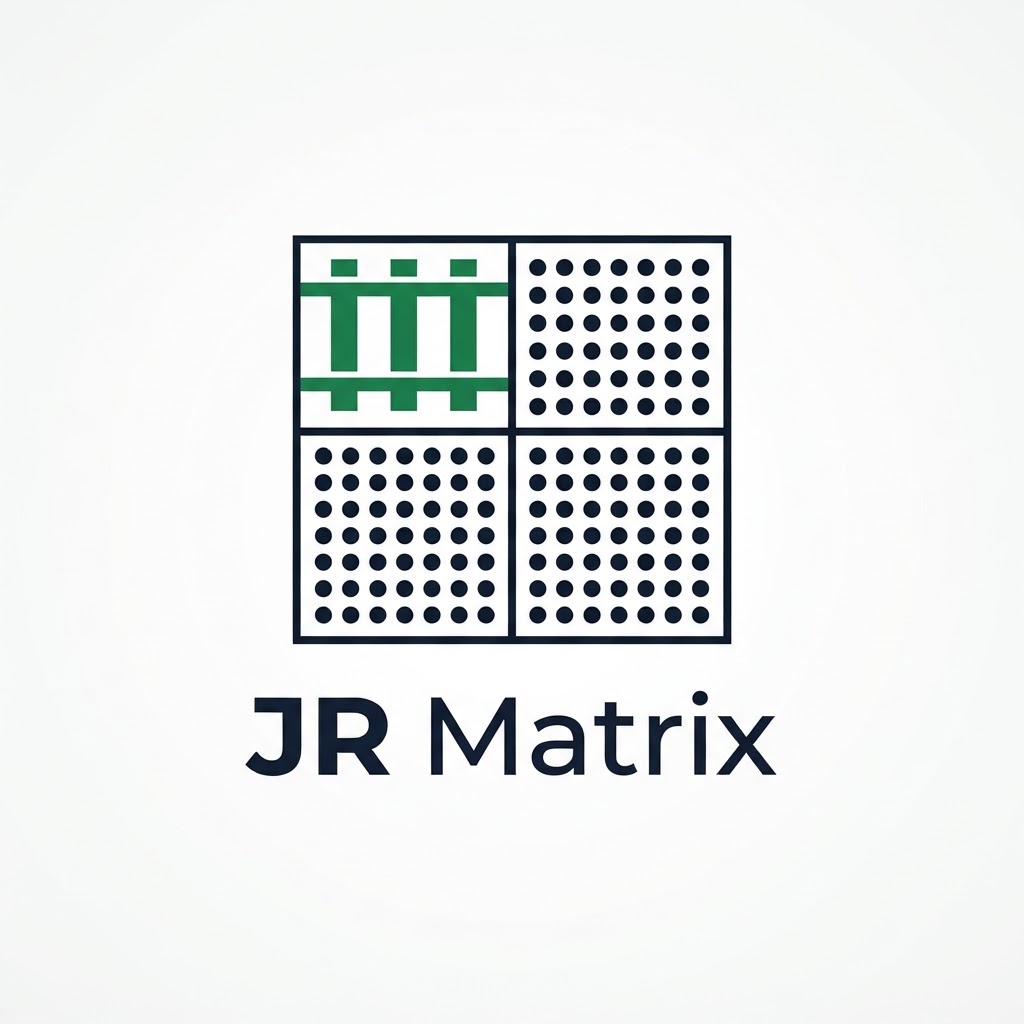 JR Matrix Logo 63 — Quadrant Grid