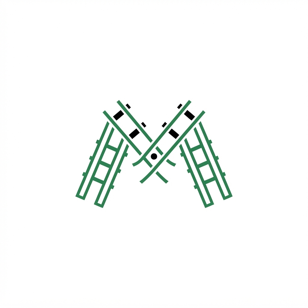 JR Matrix Logo 149 — M Lattice — Line Drawing Joint Dots