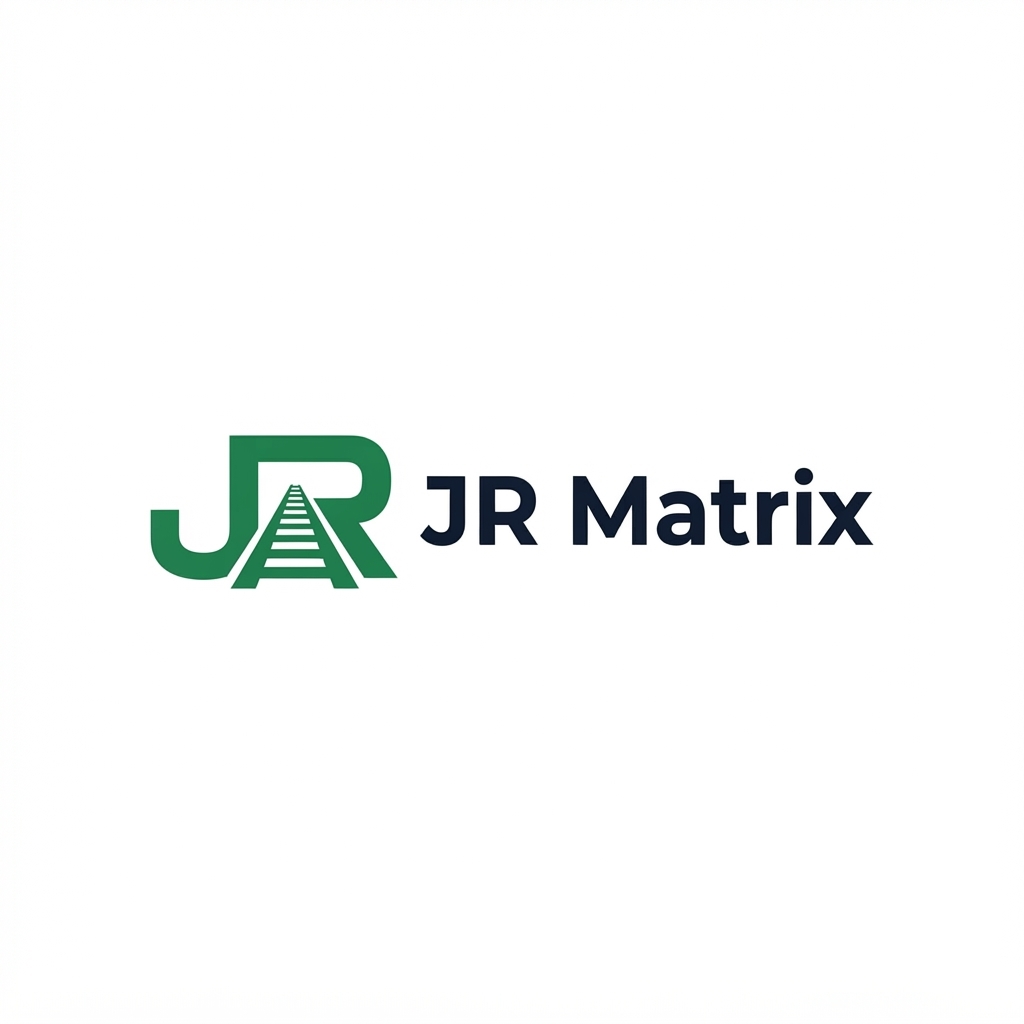 JR Matrix Logo 6 — Tracks-into-Distance JR