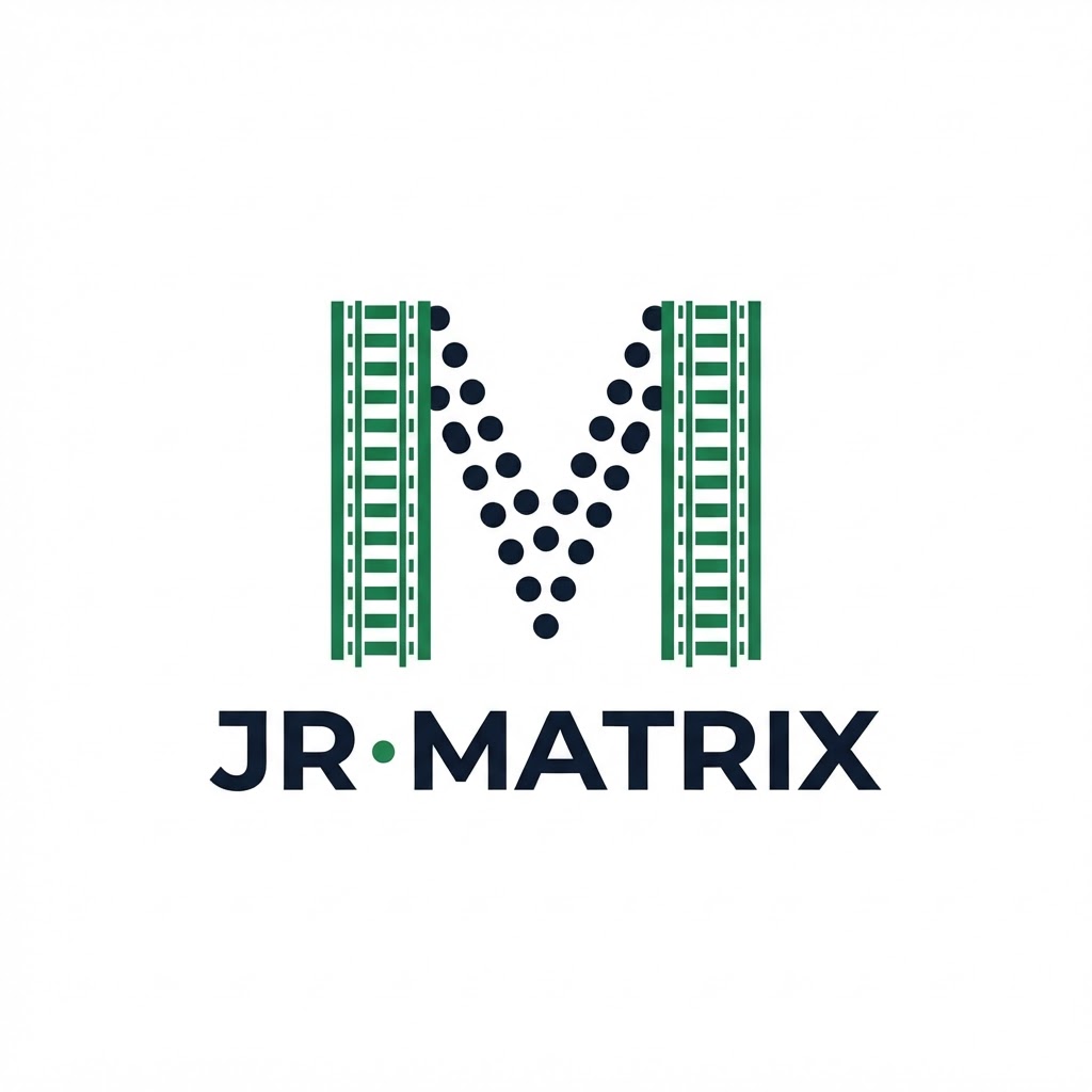 JR Matrix Logo 30 — M-Rail Strokes