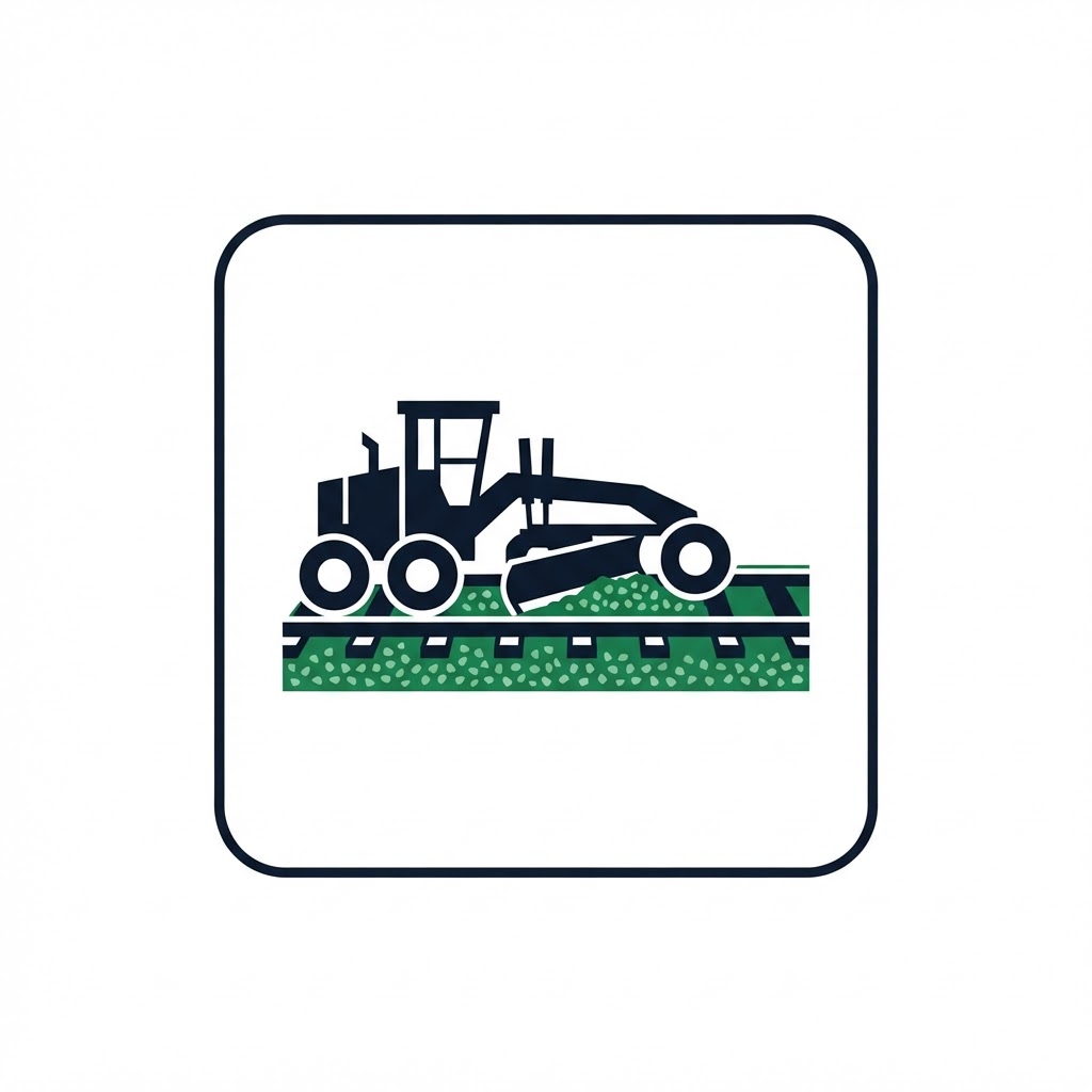 JR Matrix Logo 100 — Grader Rail