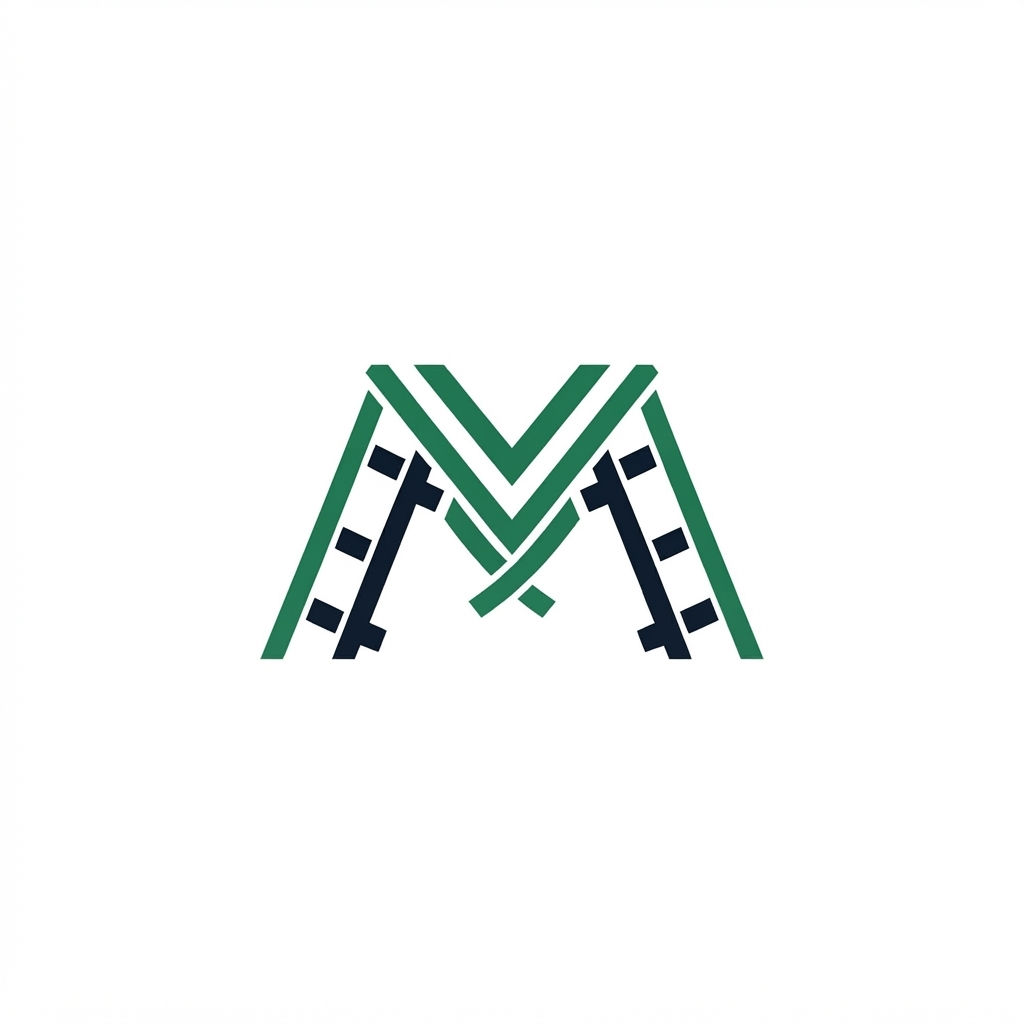 JR Matrix Logo 121 — M Lattice — Green Track Monogram