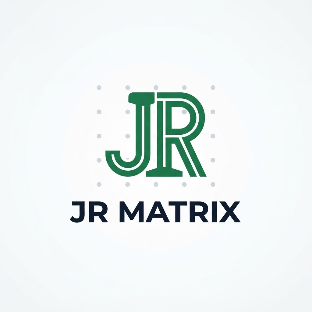 JR Matrix Logo 1 — Rail I-Beam Monogram