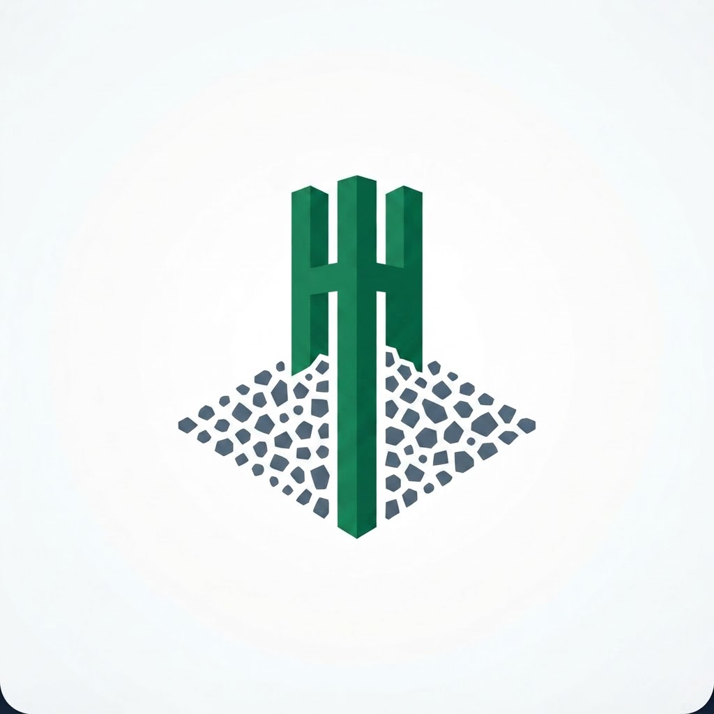 JR Matrix Logo 110 — Pile in Ballast — Abstract Geo