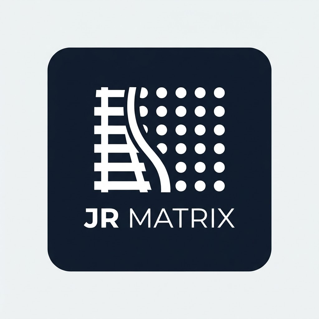 JR Matrix Logo 34 — Tile Curve-to-Grid