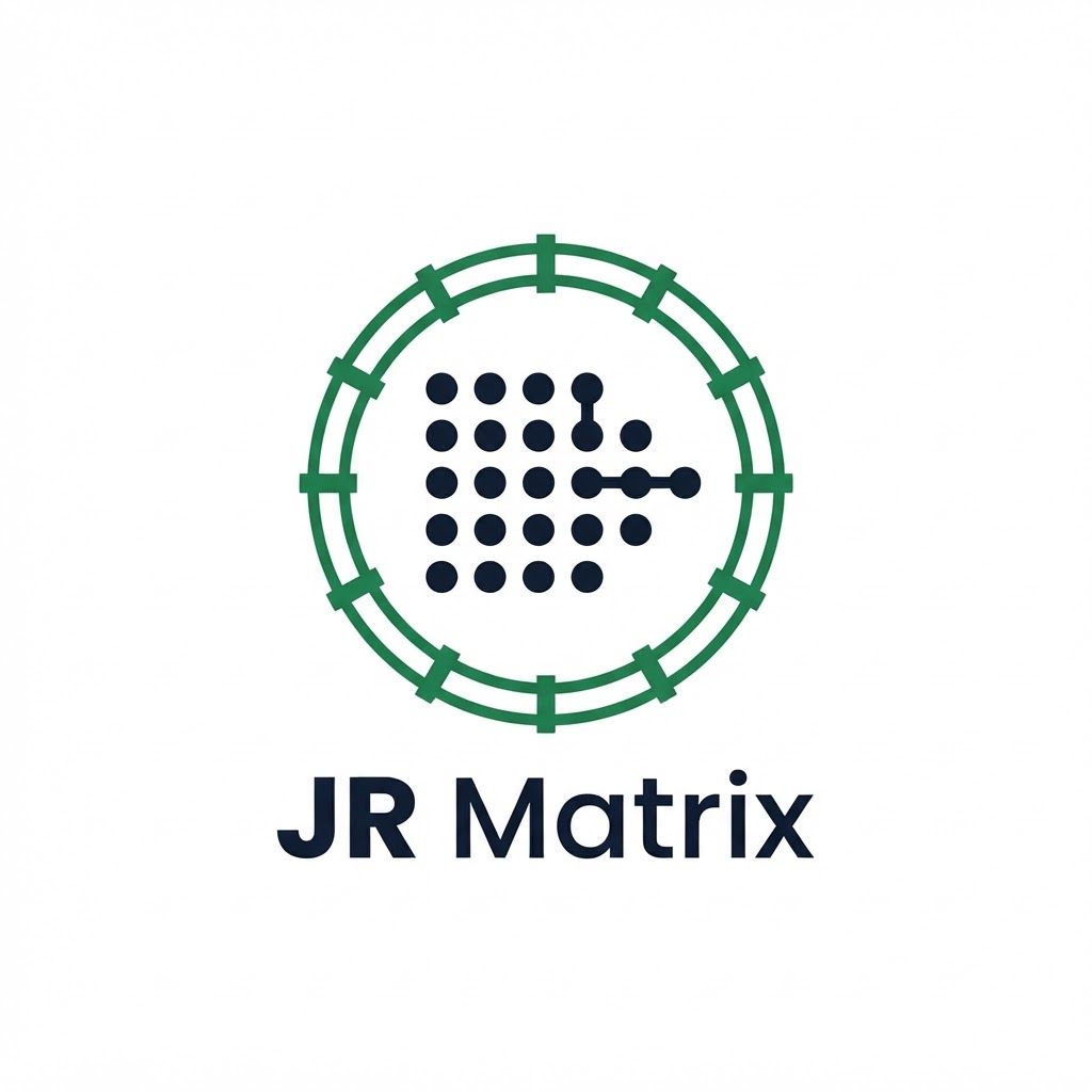 JR Matrix Logo 40 — Arrow Ring