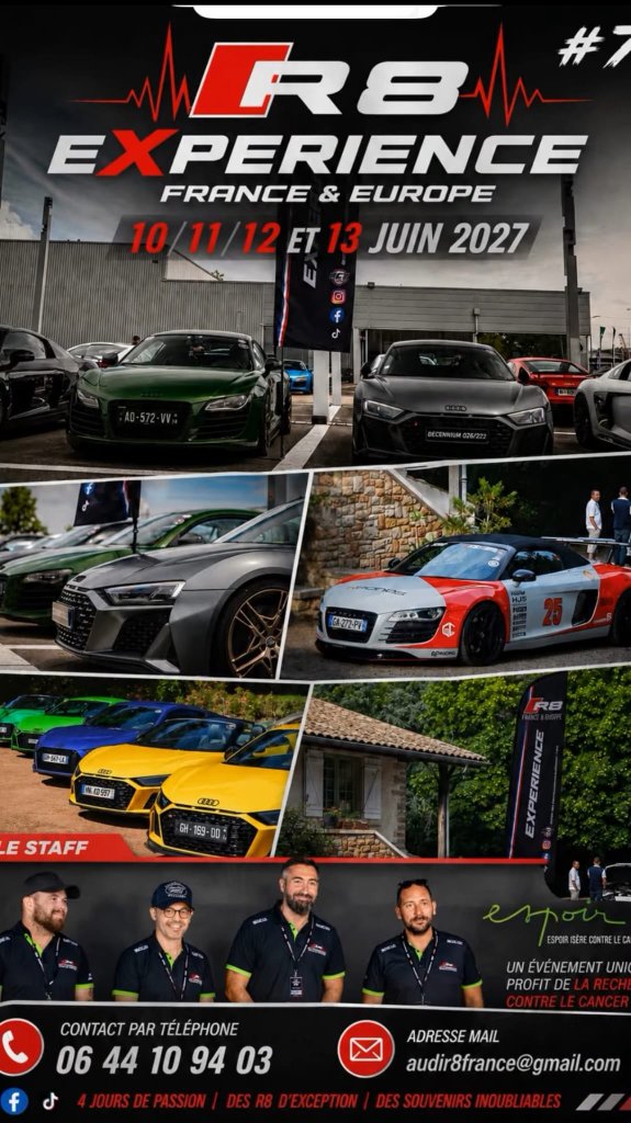 R8 Experience France & Europe
