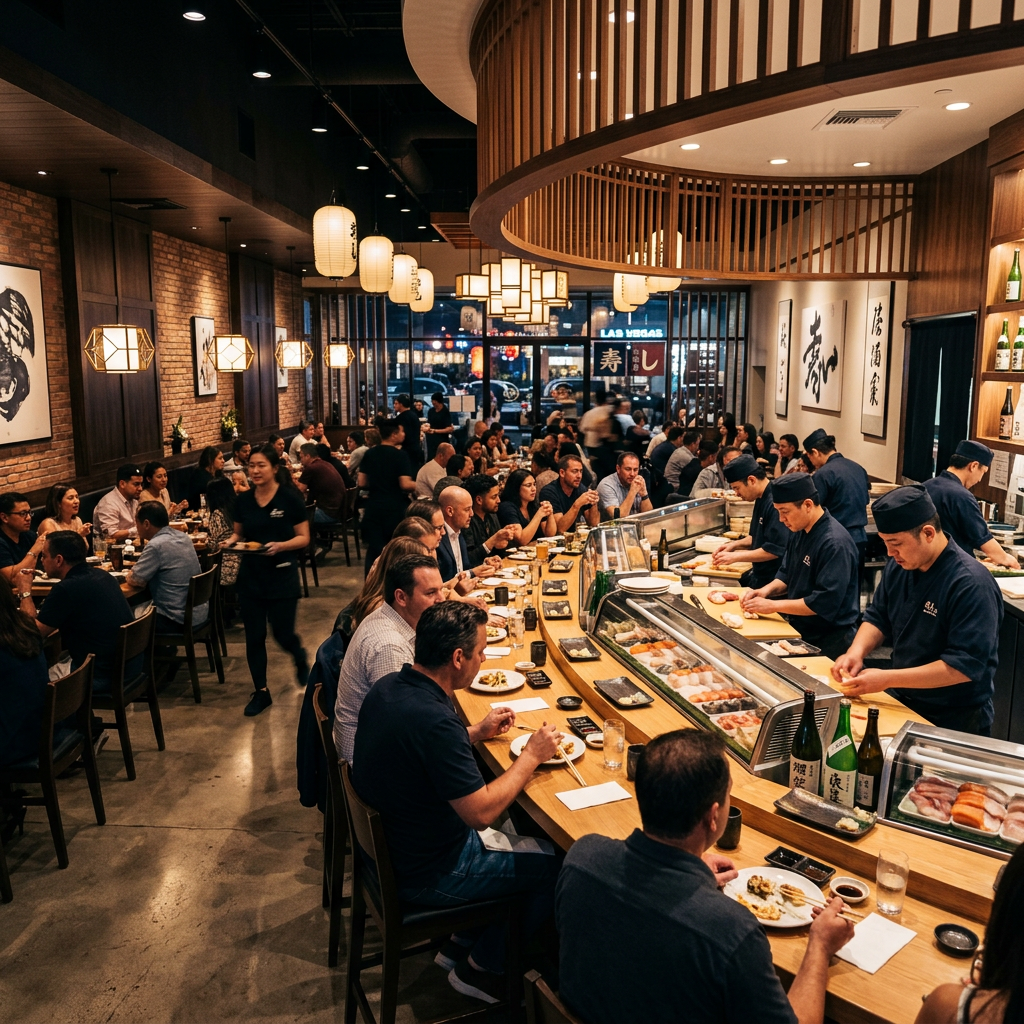Large Volume Japanese Restaurant