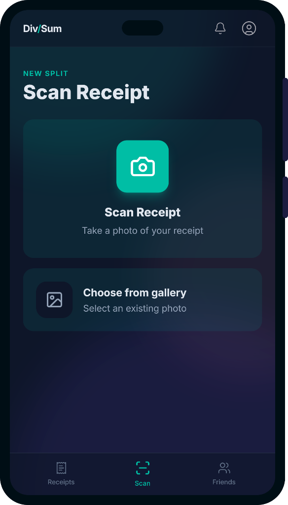 Scan Receipt