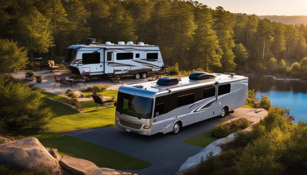 RV resort background