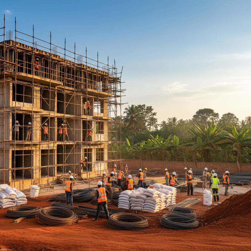 Construction in progress — Kampala, Uganda