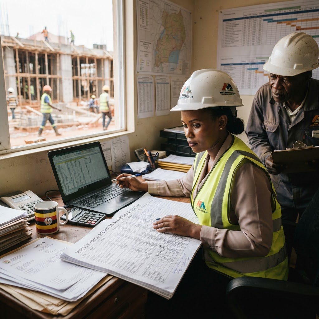 Navigating Weekly Material Price Fluctuations in the Ugandan Construction Sector