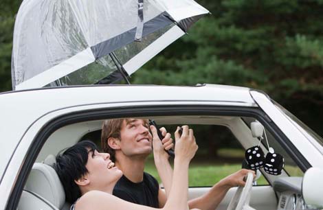 Sunroof leak repair Houston TX — drain clog and seal replacement service